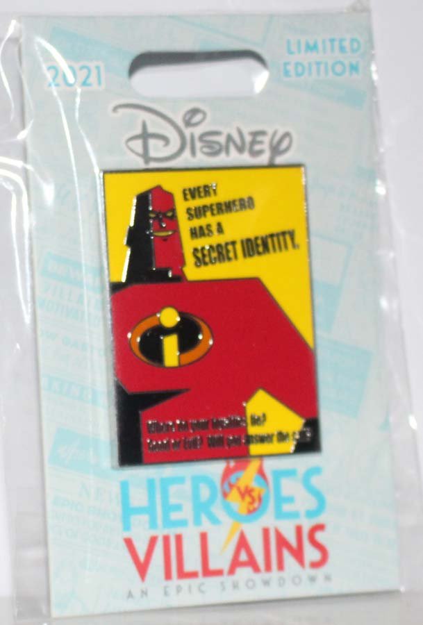 Disney Heroes Villains - The Incredibles Pin Limited Edition