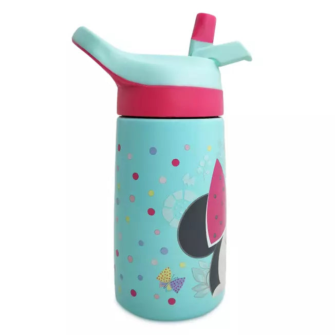 Minnie Mouse Water Bottle with Built-In Straw