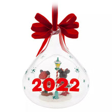 Cargar imagen en el visor de la galería, Mickey and Minnie Mouse Figural Holiday 2022  Ornament
