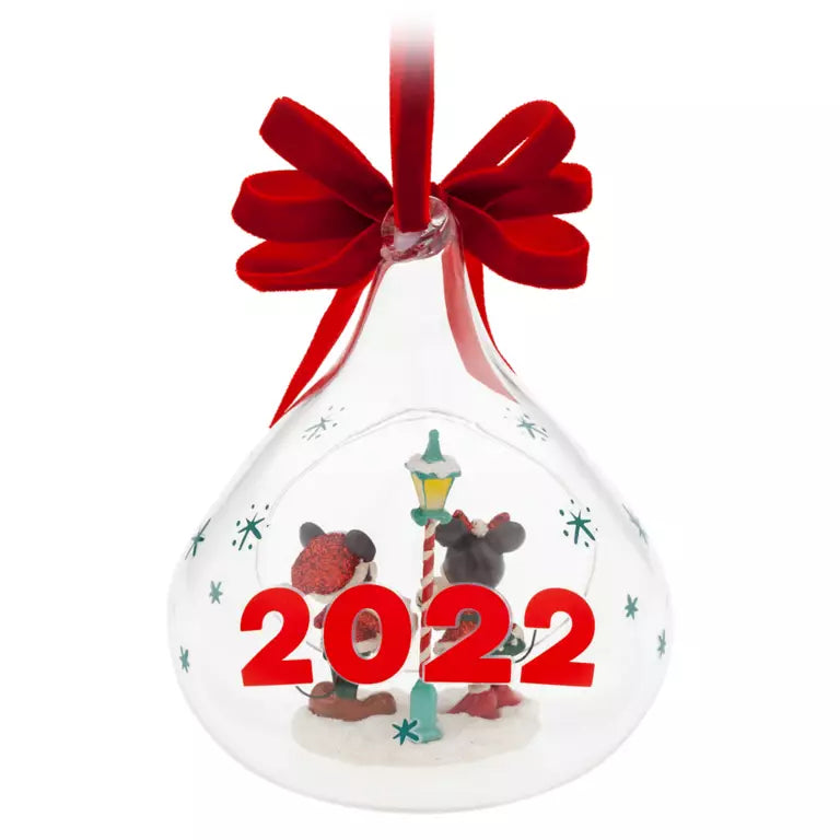 Mickey and Minnie Mouse Figural Holiday 2022  Ornament