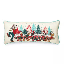 Load image into Gallery viewer, Mickey Mouse and Friends Holiday Throw Pillow
