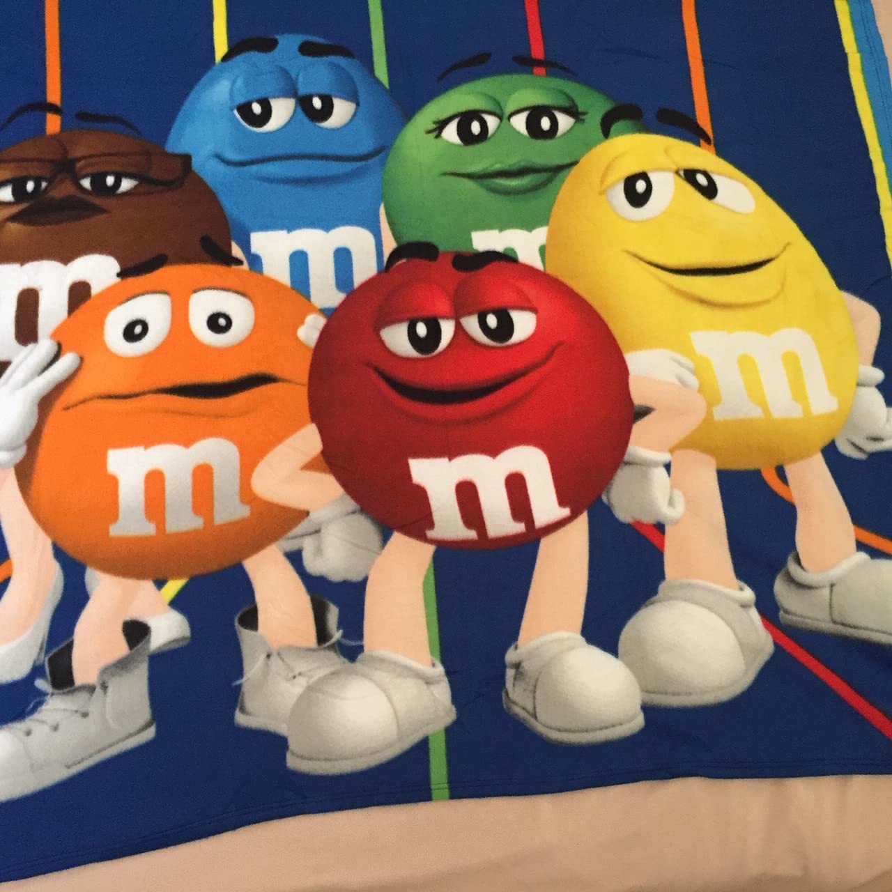 Orange M&M's Character Plush Pillow - 1 Unit