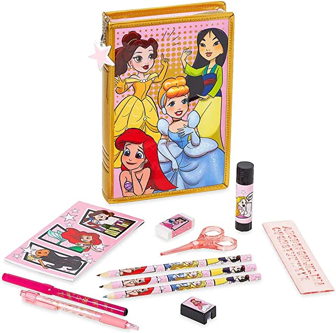 Disney Store Princess Stationary Art Case Kit School Supplies