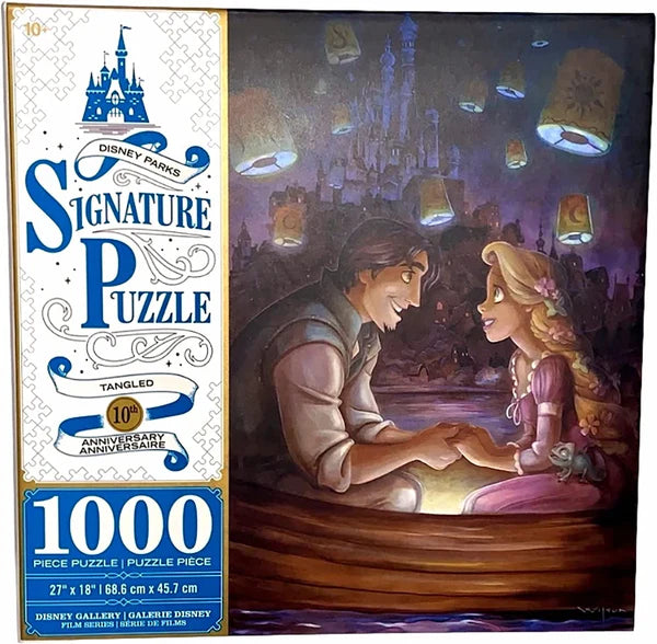 Disney Parks 1000 Piece Jigsaw Puzzle - Rapunzel Tangled 10th Anniversary