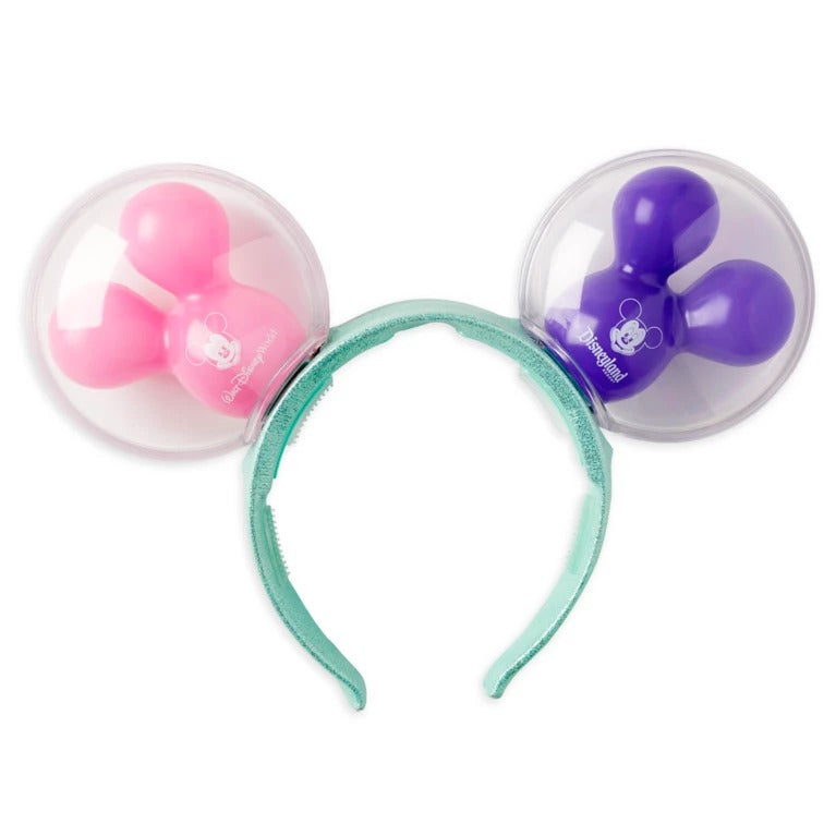 Mickey Mouse Disney Parks Balloon Light-Up Ears Headband for Adults