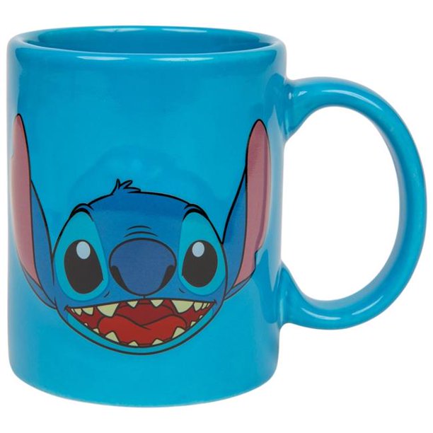Lilo and Stitch Disney Character Stitch Full Face Relief Mug