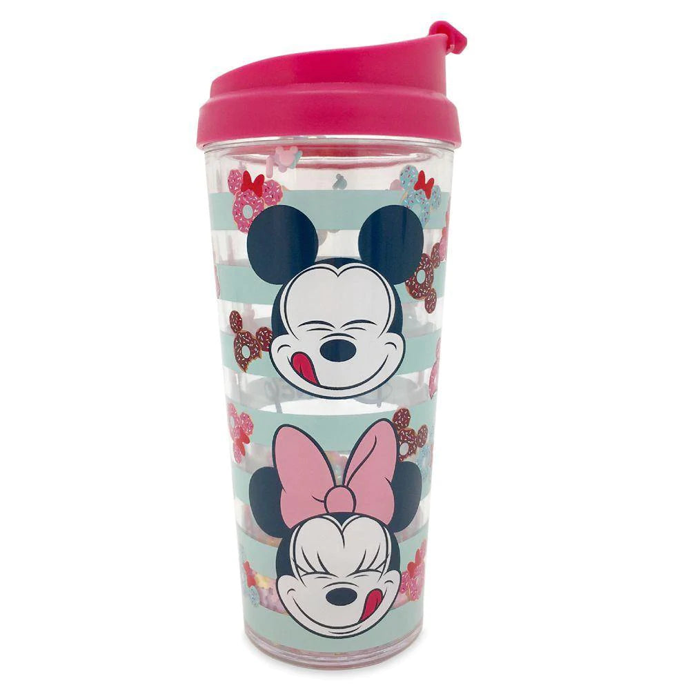 Disney Mickey and Minnie Donut Treats Travel Tumbler