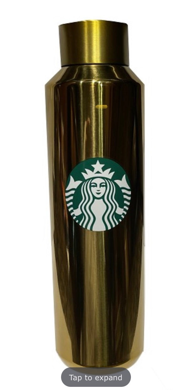 Disney Water Bottle Starbucks Mickey Mouse Gold – Magical Travels