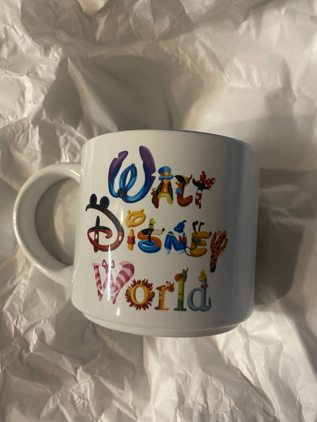 Walt Disney World Mug - Character Letters