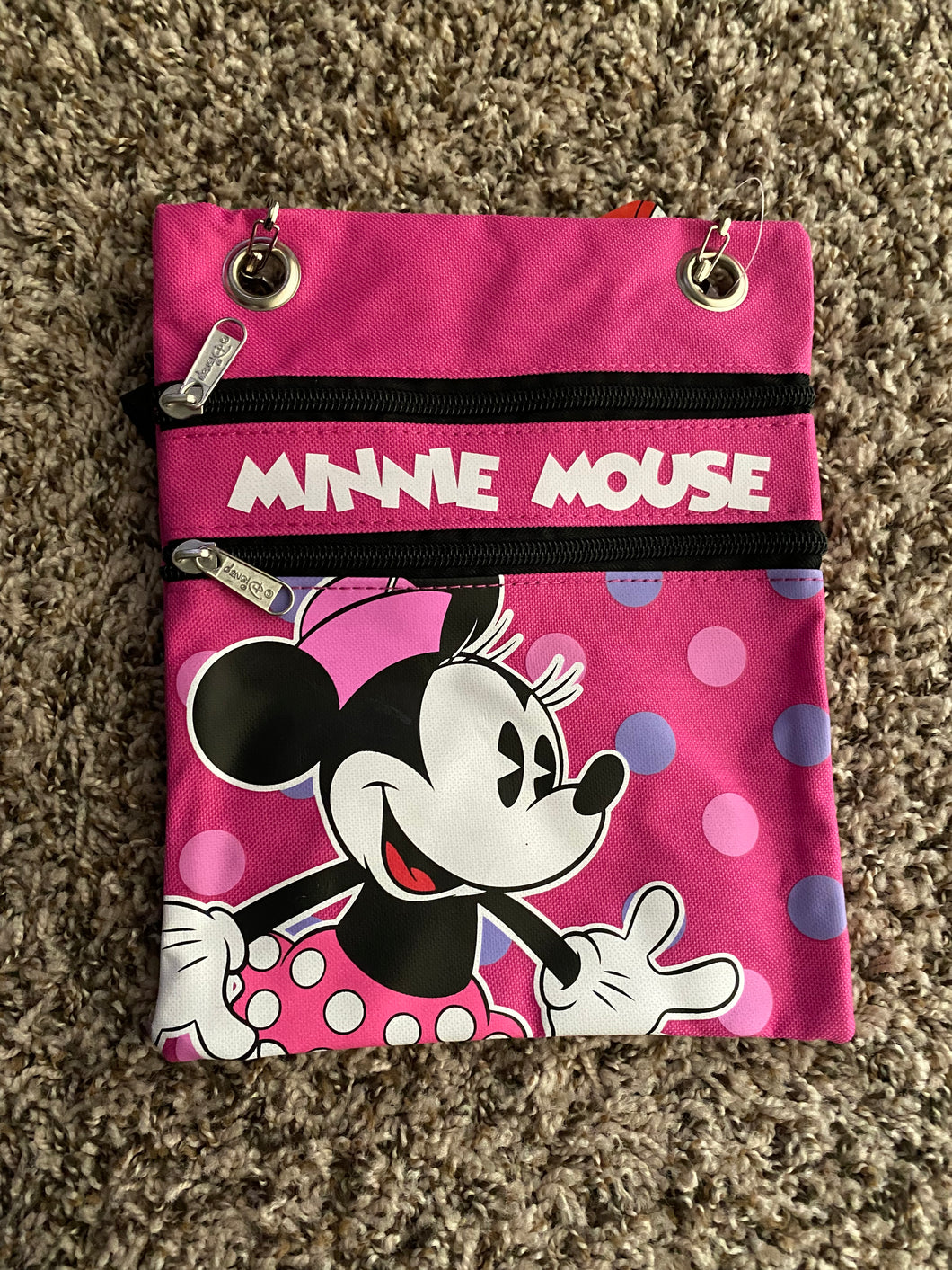 Pink Minnie Mouse Crossbody Bag