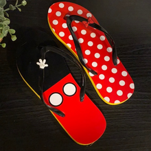 Cargar imagen en el visor de la galería, Mickey and Minnie Flip Flops
