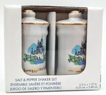 Load image into Gallery viewer, Walt Disney World Park 50th Anniversary Vault Castle Salt Pepper Shaker Set
