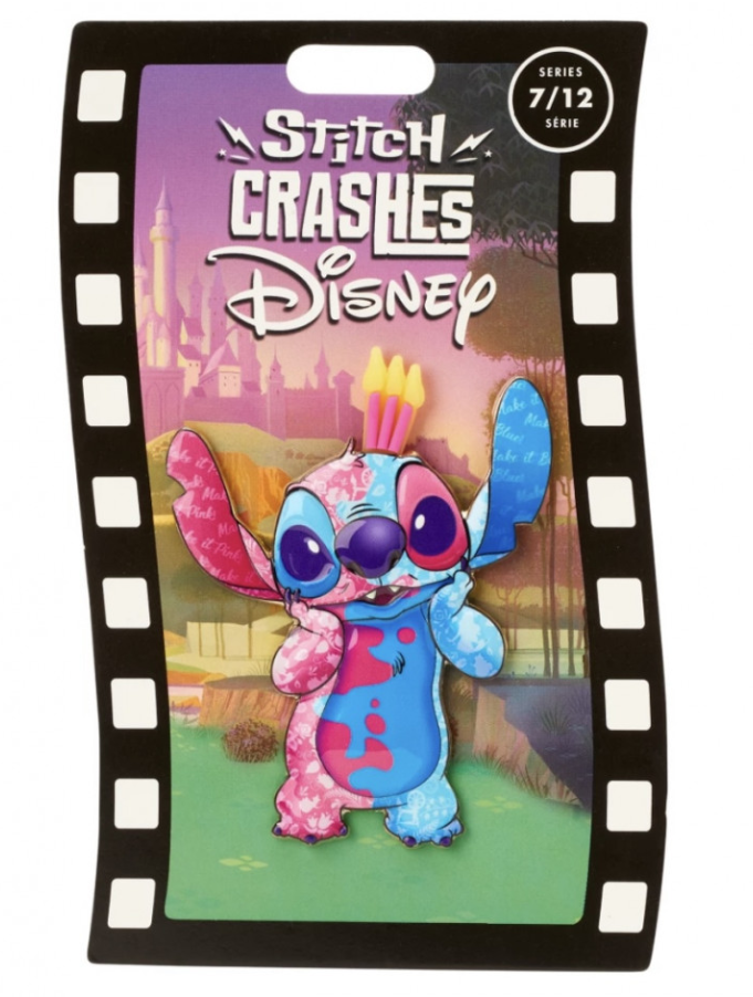 Stitch Crashes Disney Jumbo Pin – Sleeping Beauty – Limited Release