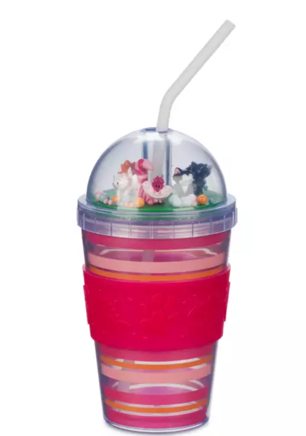 Disney Cats Dome Tumbler with Straw