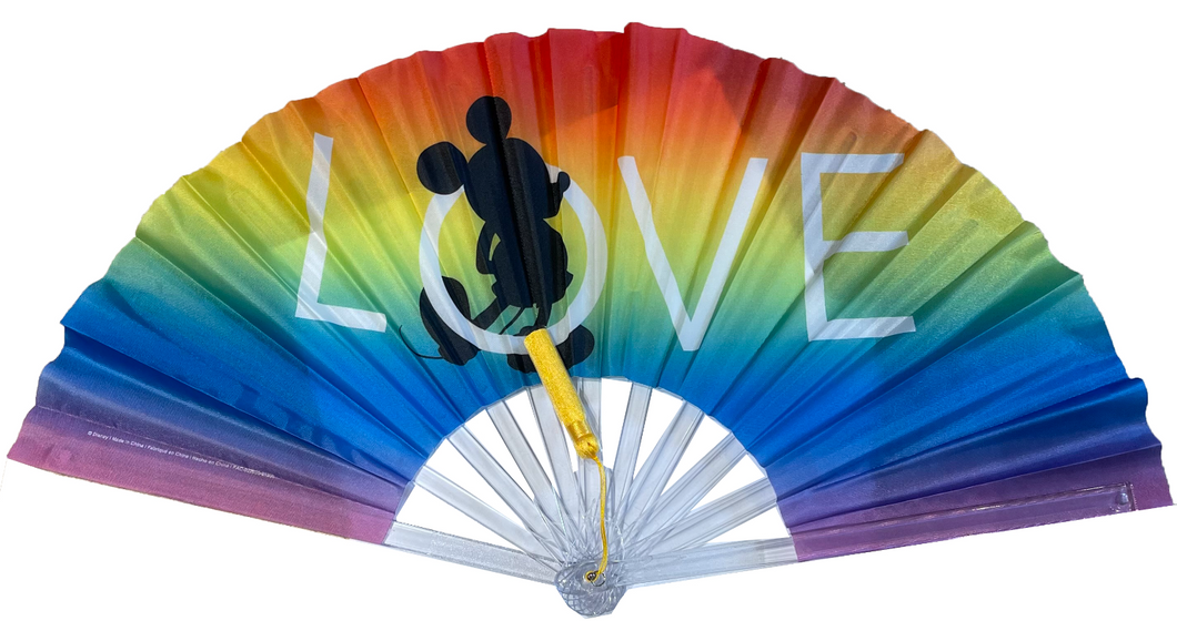 Disney Folding Fan - LOVE - Pride