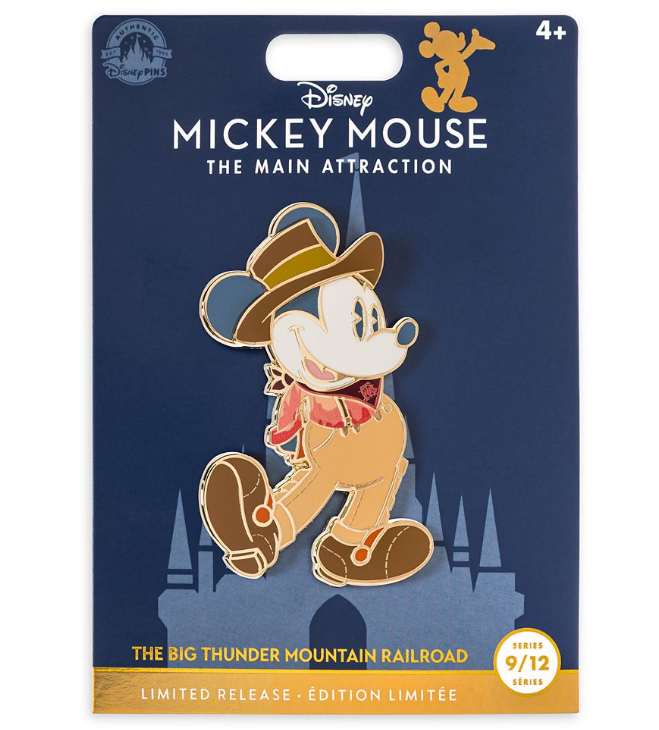 Mickey Mouse: The Main Attraction Pin Big Thunder Mountain Railroad