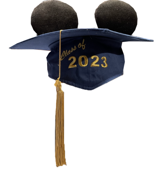 Disney Hat - Mickey Ears Graduation Cap - Class Of 2023 - Mortarboard