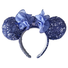 Cargar imagen en el visor de la galería, Minnie Mouse Sequined Ear Headband – Iris
