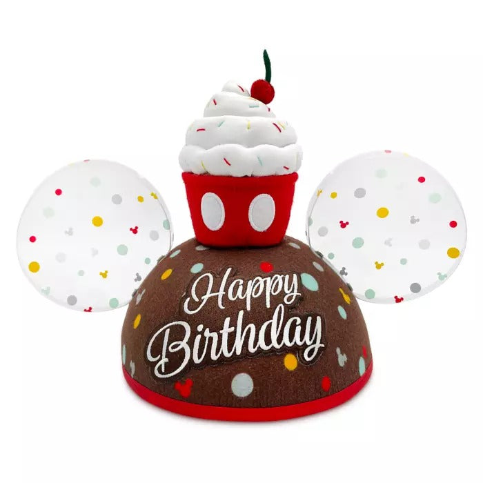 Mickey Mouse ''Happy Birthday'' Ear Hat for Adults