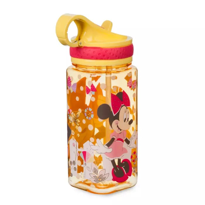 Minnie Mouse Water Bottle with Built-In Straw