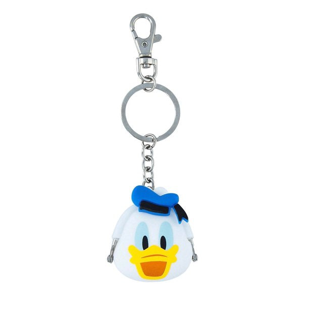 Disney Parks Donald Duck Coin Purse Silicone Keychain