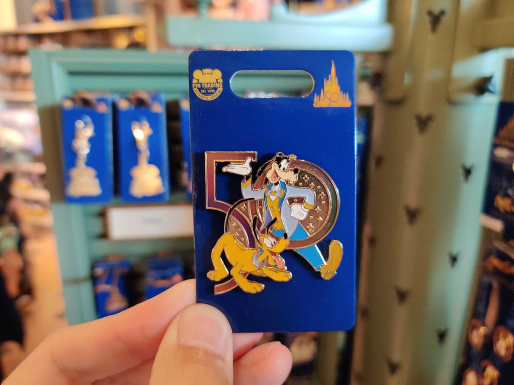 50th Celebration Goofy & Pluto Pin
