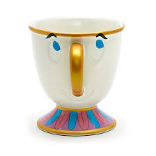 Disney Store Chip Character Mug, Beauty and the Beast