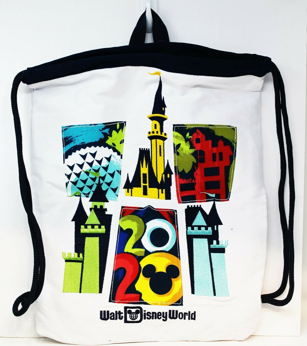 Disney Parks Walt Disney World 2020 Cinch Sack Tote Backpack