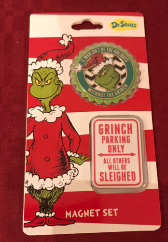 Universal Studios Dr. Seuss The Grinch Magnet Set