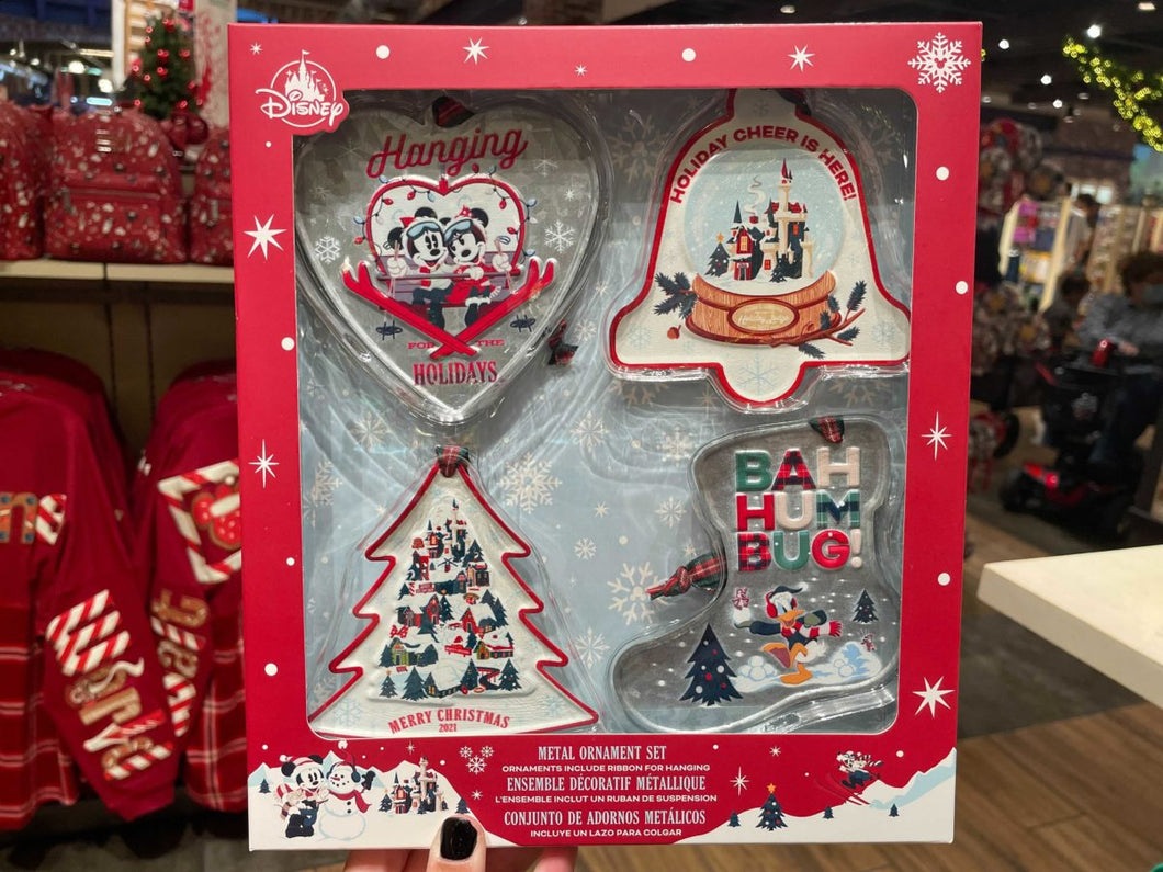 Disney Ornament Set - Holiday - Walt's Holiday Lodge - Metal