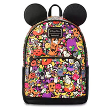 Load image into Gallery viewer, Disney Parks Halloween Characters Loungefly Mini Backpack
