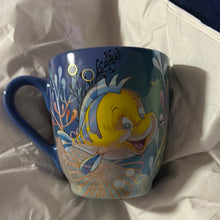 Load image into Gallery viewer, Little Mermaid Sebastian and Flounder Mug
