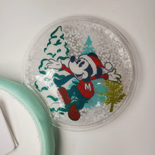 Load image into Gallery viewer, Disney Parks Snow Mickey &amp; Minnie Christmas Holiday Ears Headband
