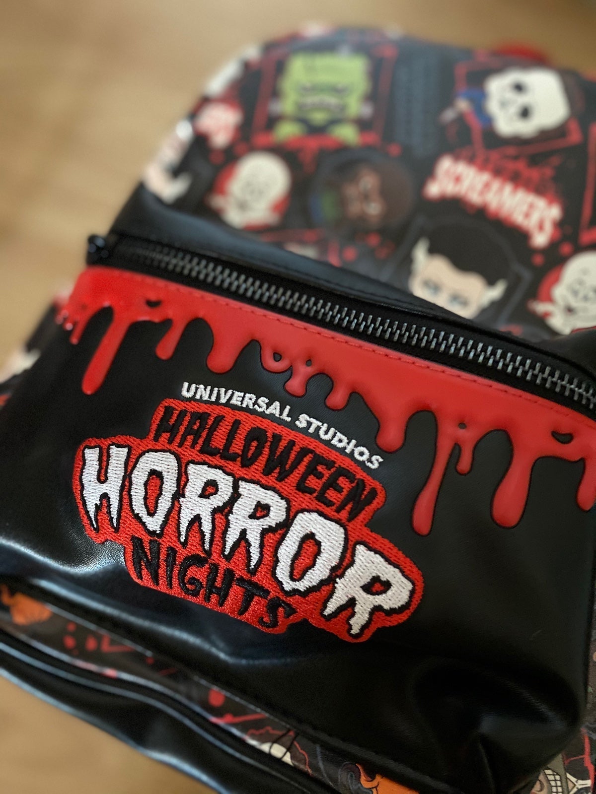 halloween horror nights mini backpack HHN22 Studio Screamers Mini Backpack – Magical Travels by Amy