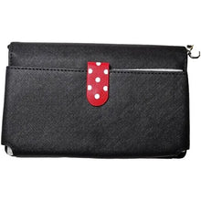 Load image into Gallery viewer, Disney Parks Minnie Mouse Polka Dot Red Bow Crossbody Wallet Purse
