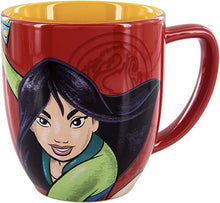 Cargar imagen en el visor de la galería, Disney Parks Mulan Live With Honor Portrait Ceramic Mug
