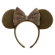 Cargar imagen en el visor de la galería, Disney Parks Minnie Mouse Ear Headband with Bow Olive Green
