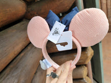 Cargar imagen en el visor de la galería, Minnie Mouse Ear Headband for Adults – Denim and Corduroy
