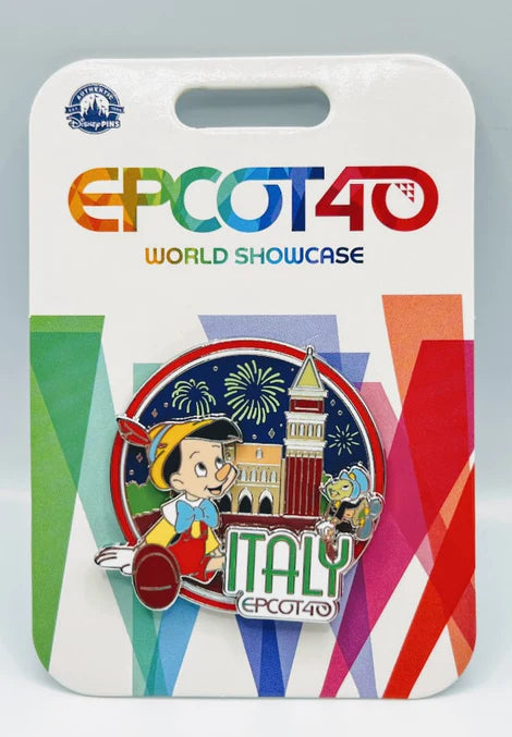 Italy Pavilion Epcot 40th Anniversary Limited Release Disney Pin