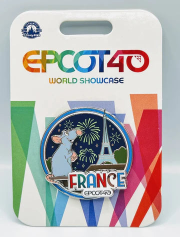 France Pavilion Epcot 40th Anniversary Limited Release Disney Pin