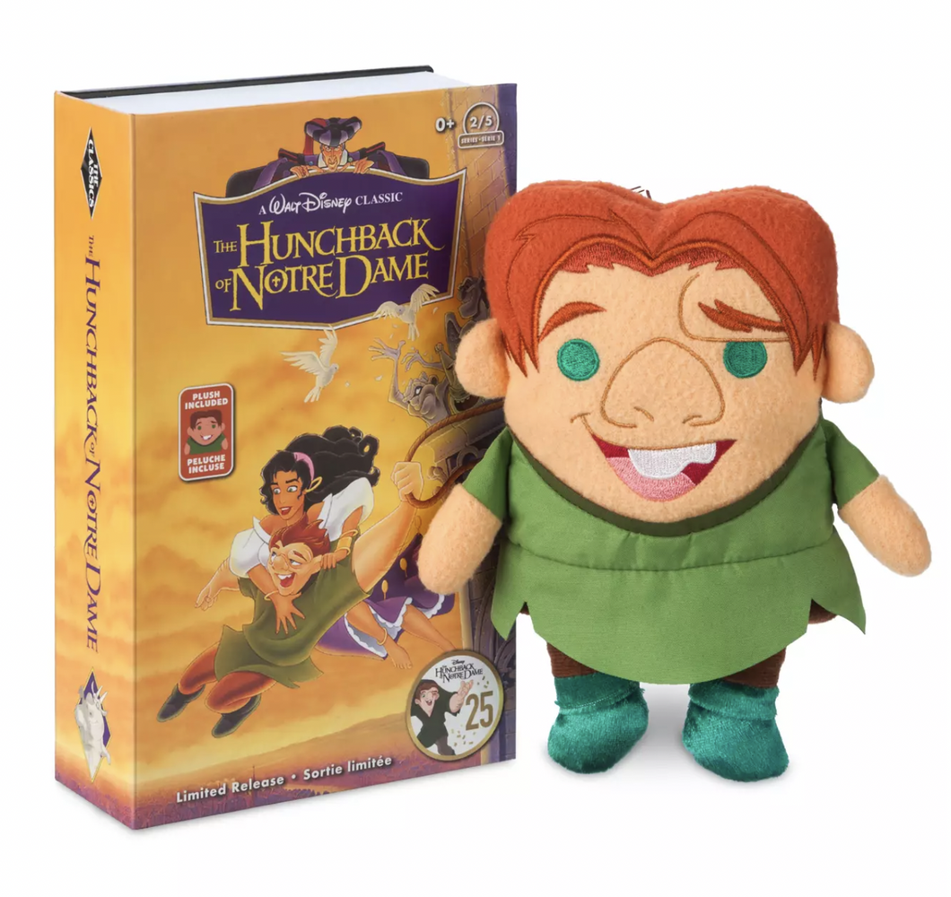 Disney Parks Quasimodo VHS Plush The Hunchback of Notre Dame