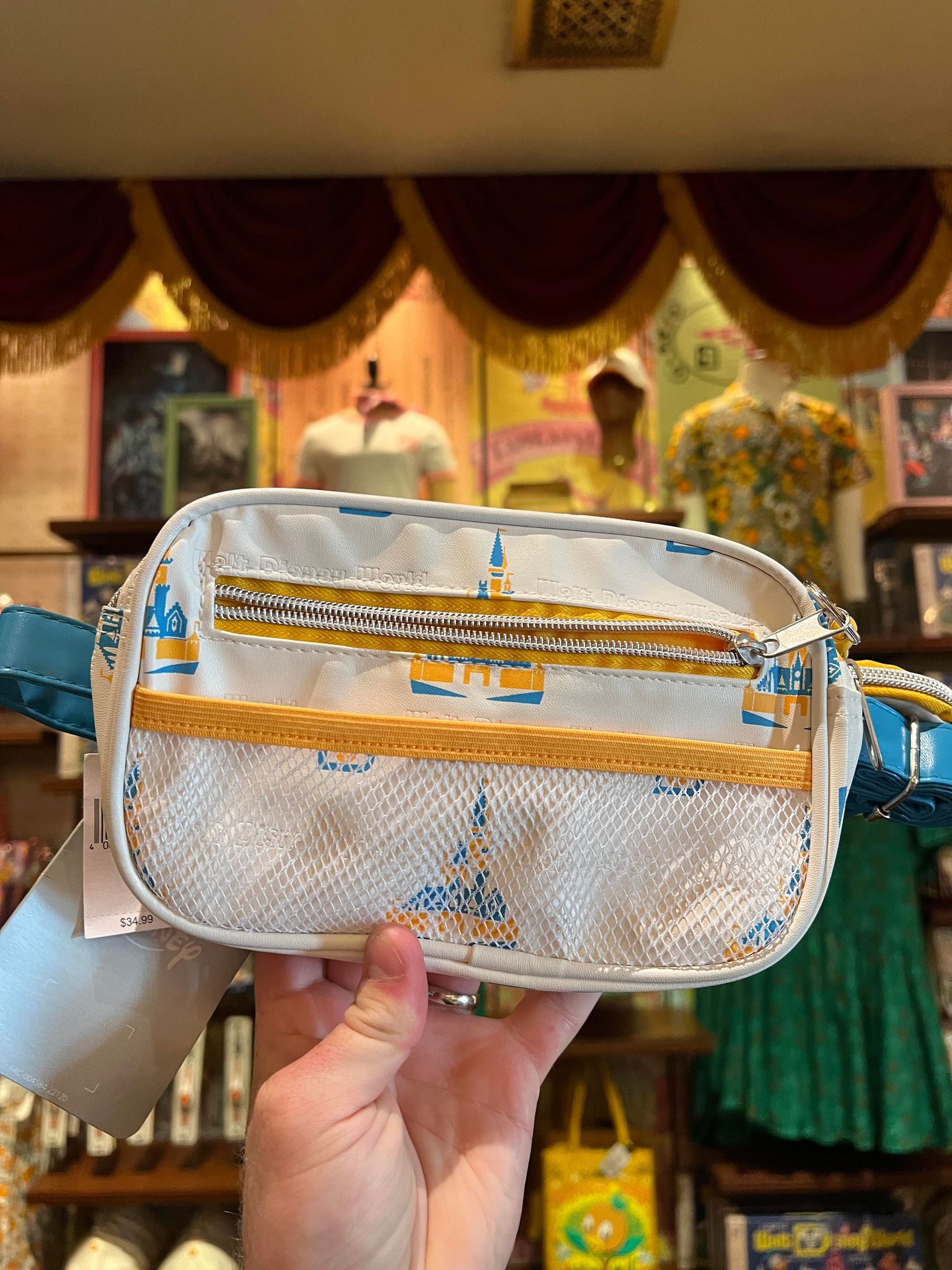 Disney deals Parks Vault Collection 50th Anniversary Castle Belt Bag Fanny Pack W/Tote