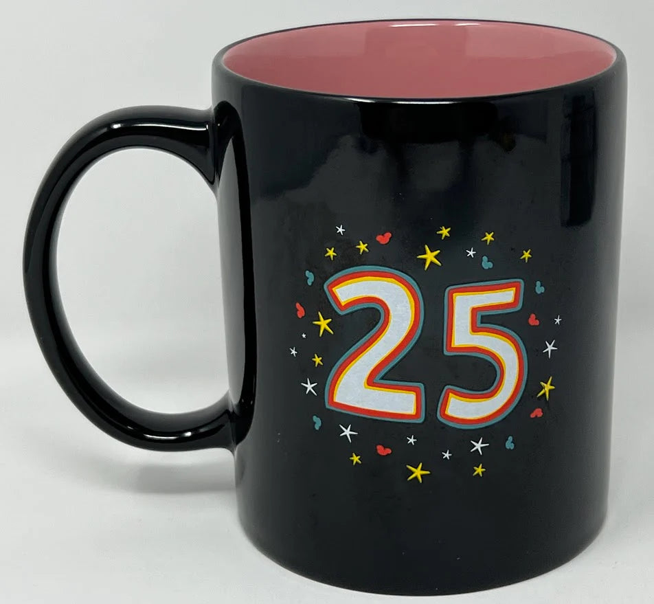 Disney Coffee Mug - 25th Anniversary Birthday Cake Castle